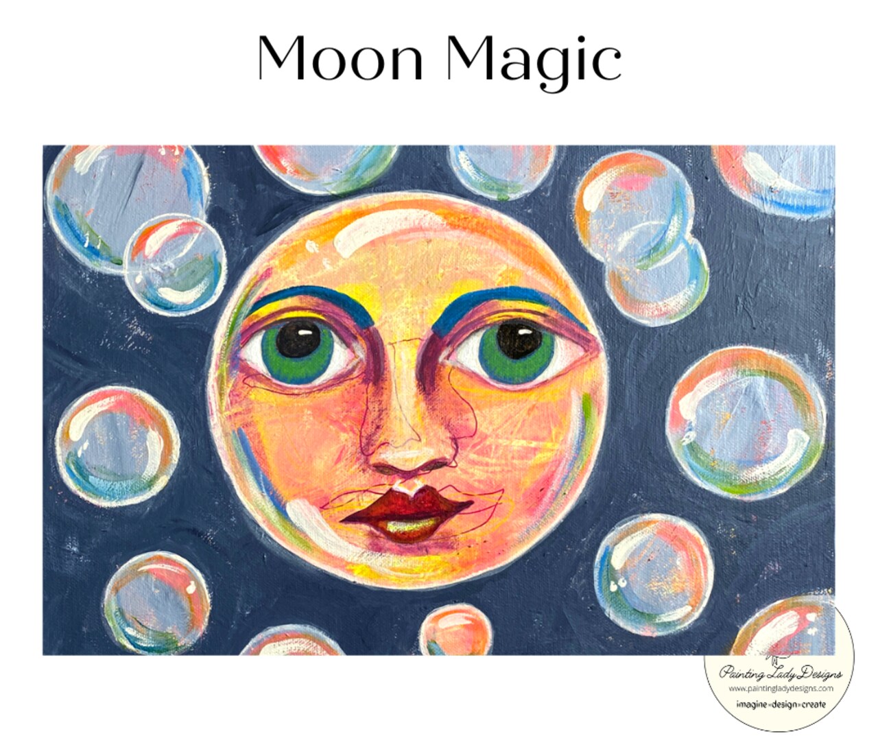 Moon Magic Art Paper for Decoupage Art and Mixed Media (Small 12x18)